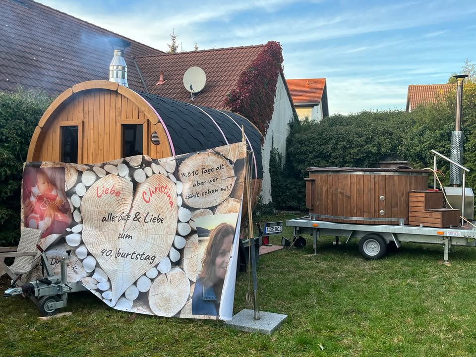 Mobile Sauna & Hot Tub / Whirlpoll mieten